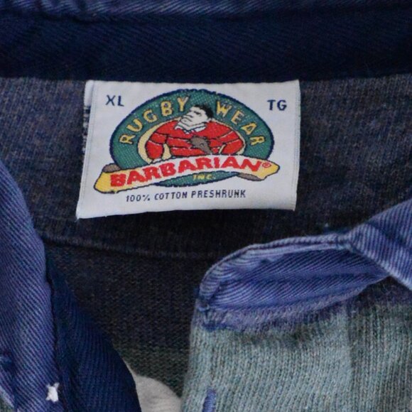 Striped Green and Blue Polo Shirt - Picture 4 of 10